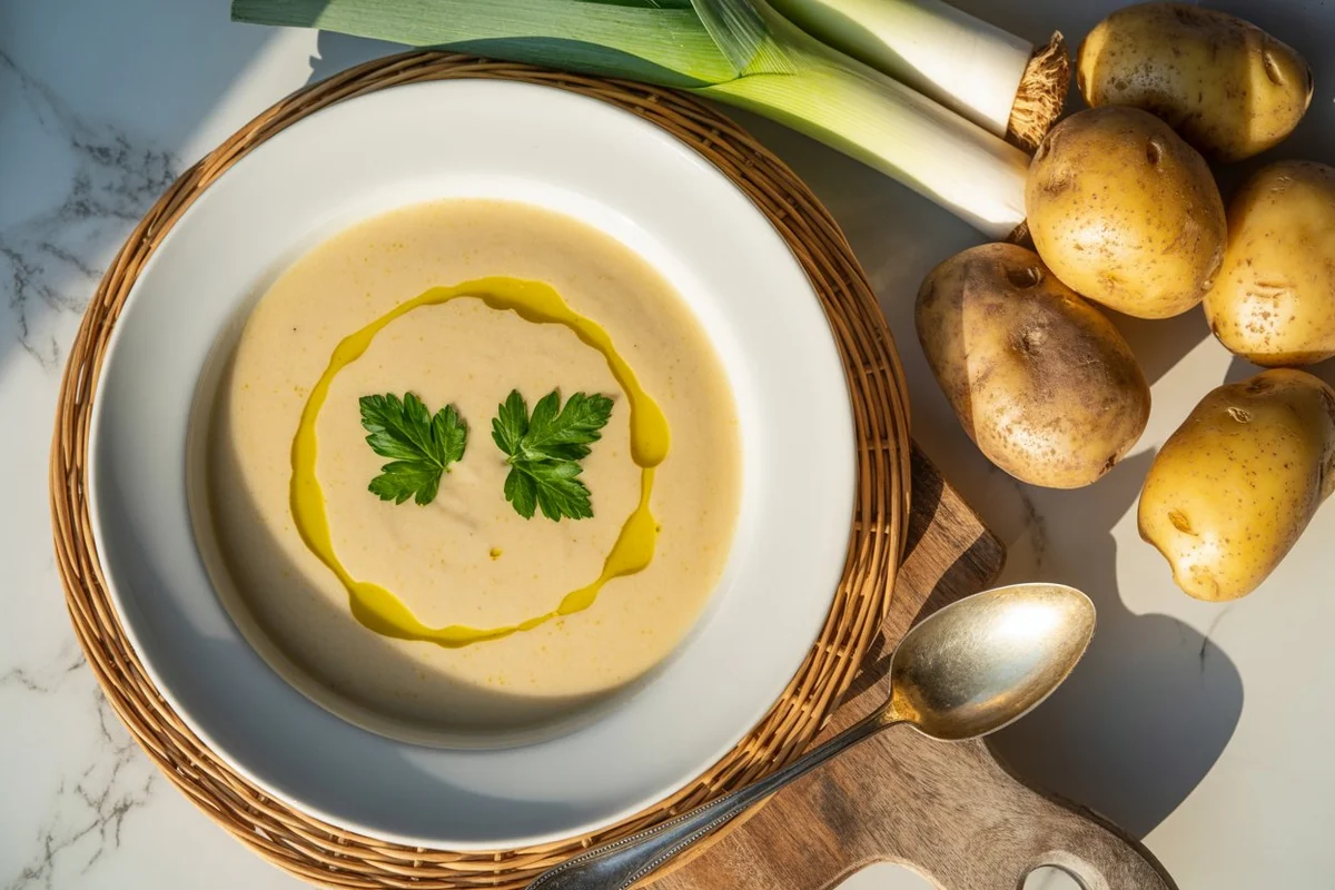 La crema Parmentier del ristorante della sagra